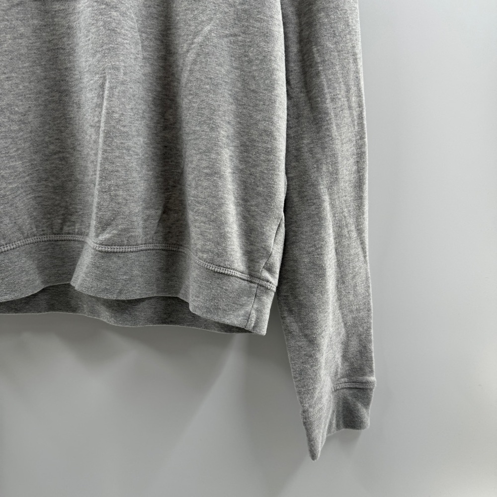Aeropostale AERO Cropped Grey Hoodie Size Large - Picture 3 of 5